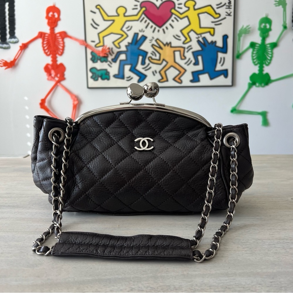 Fashion Quilted Handbag Cute dark brown